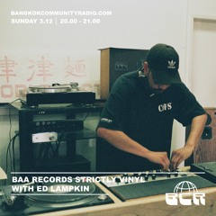 Baa Records Strictly Vinyl with ED LAMPKIN - 3rd December 2023