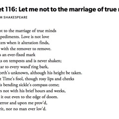 112 Sonnet 116 by William Shakespeare, read by Eddie Redmayne