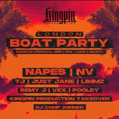 Kingpin Production London Boat Party 2023 DJ Comp Entry (tillted)