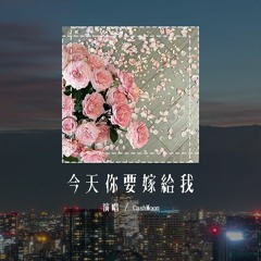 CashMoon - 今天你要嫁给我「听我说手牵手 我们一起走，把你一生交给我」(4k Video)【動態歌詞/pīn yīn gē cí】#CashMoon #今天你要嫁给我 #動態歌詞