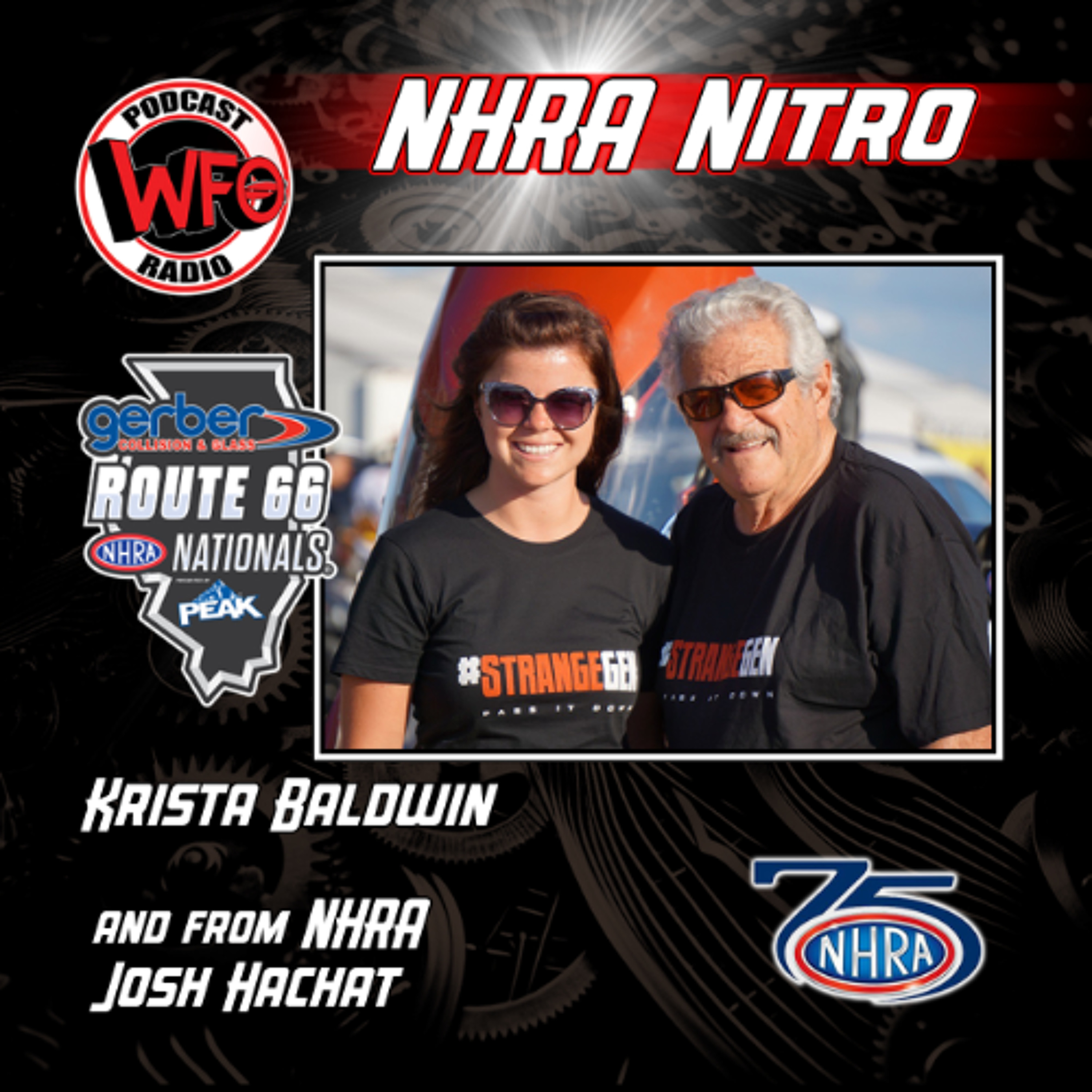 Krista Baldwin and Josh Hachat join WFO Radio before Route 66 NHRA Nationals