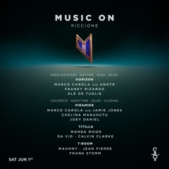 Ale De Tuglie x Music On @ Cocoricò (Riccione) - 01.06.24