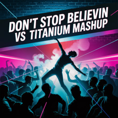 DON'T STOP BELIEVING VS TITANIUM MASHUP