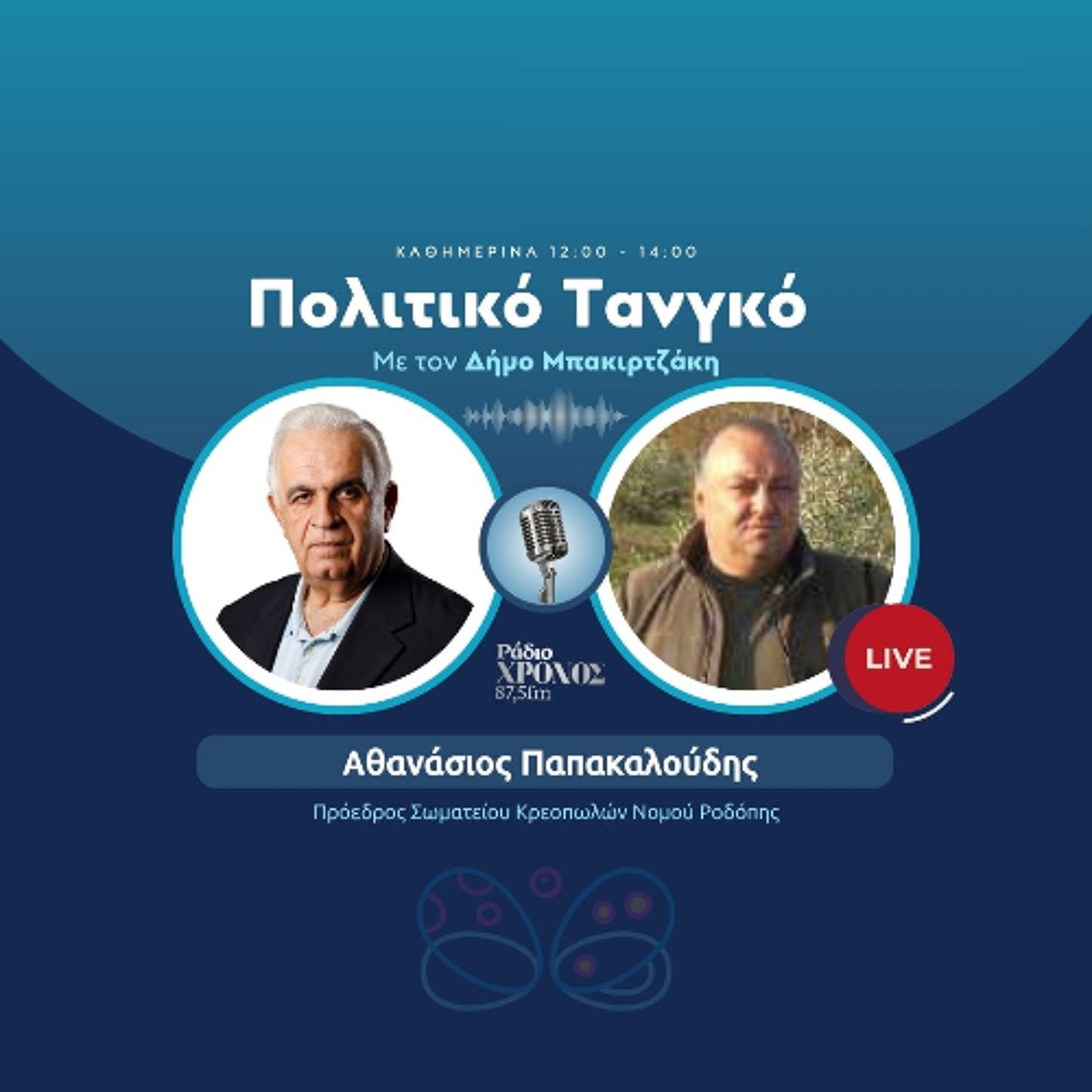 Παπακαλούδης Αθανάσιος – Πρόεδρος Σωματείου Κρεοπωλών Νομού Ροδόπης