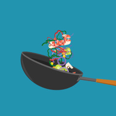 CARTOON STIR FRY