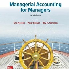 (PDF) READ ISE Managerial Accounting for Managers