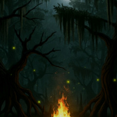 Bonfire in Watercolor