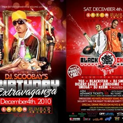 DJ SCOOBAYS BIRTHDAY PROMO CD (10 YEAR ANNIVERSARY) YGS & BLACK CHINEY