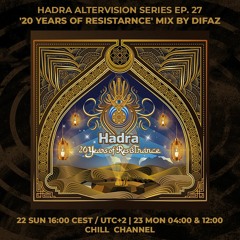 DIFAZ - 20 Years of Resistrance | Hadra Altervision series Ep. 27 | 22/08/2021