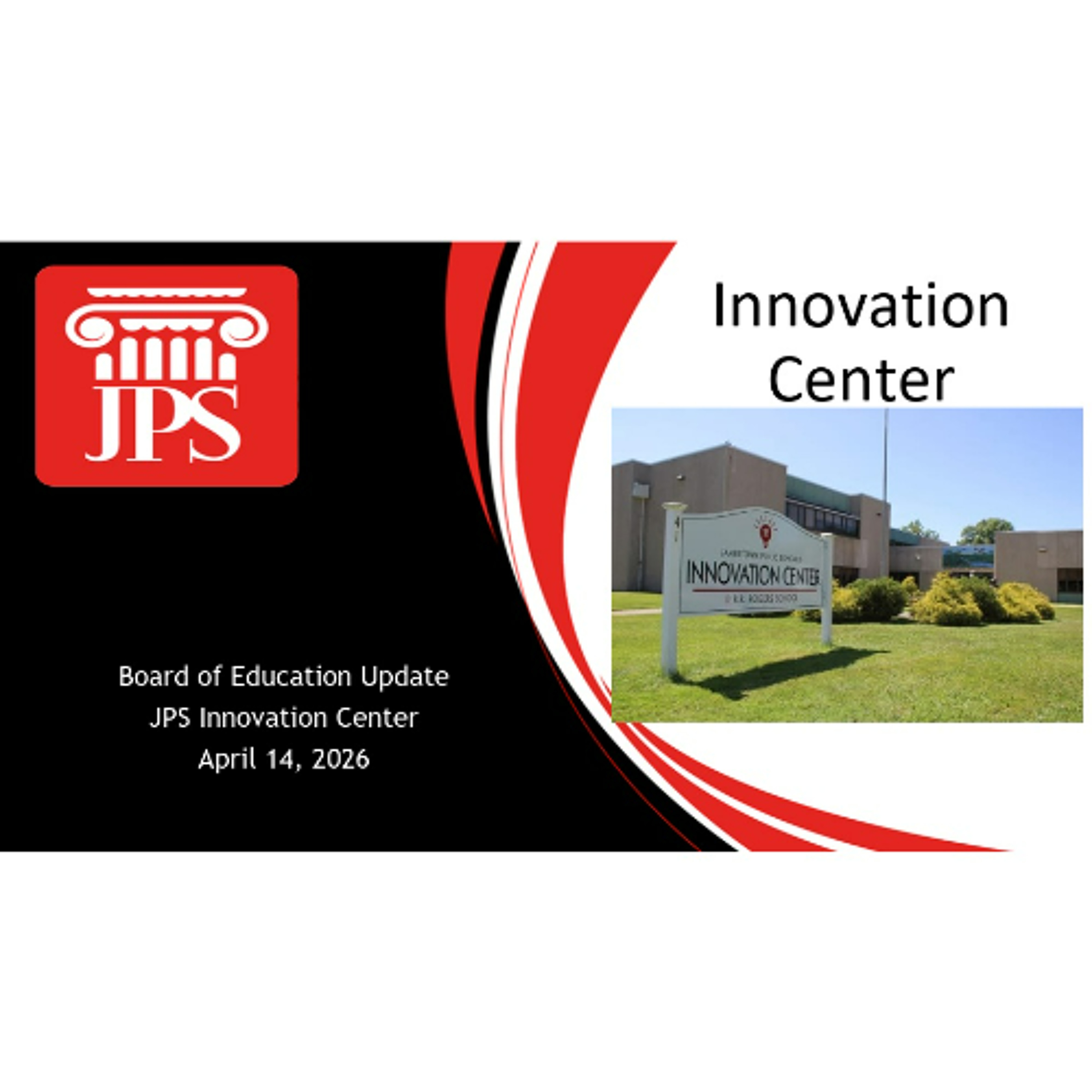 Community Matters - Jamestown Public Schools Innovation Center Presentation - April 16, 2026 episode artwork