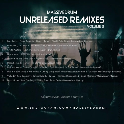 Massivedrum Unreleased Remixes Volume 3 PREVIEW