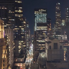 bright lights through the sky/ as released