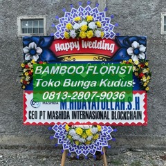 Terbaik! 0813-2807-9036 Papan Bunga Wedding Kudus yang Murah