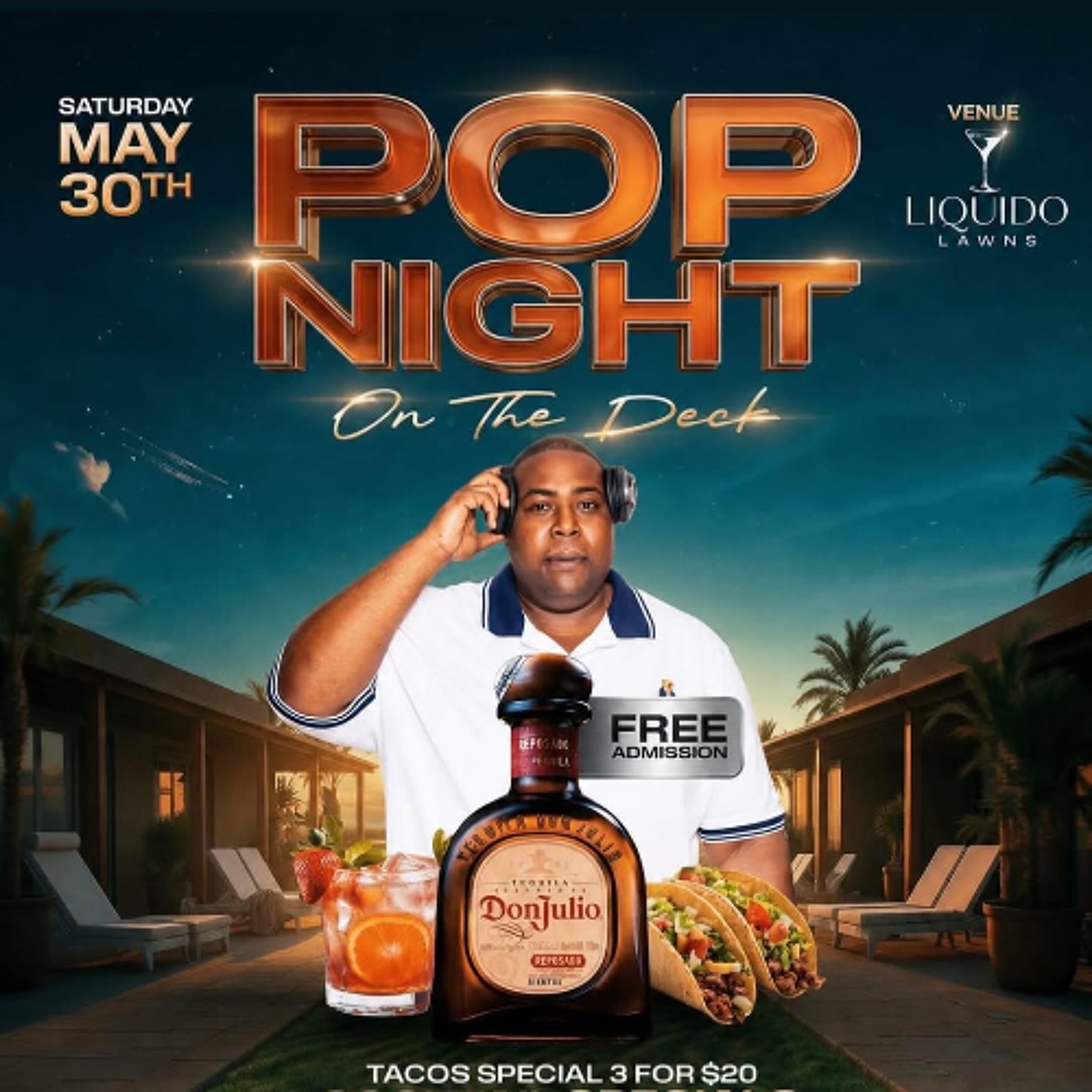Level Vibes LIVE @ Pop Night On The Deck