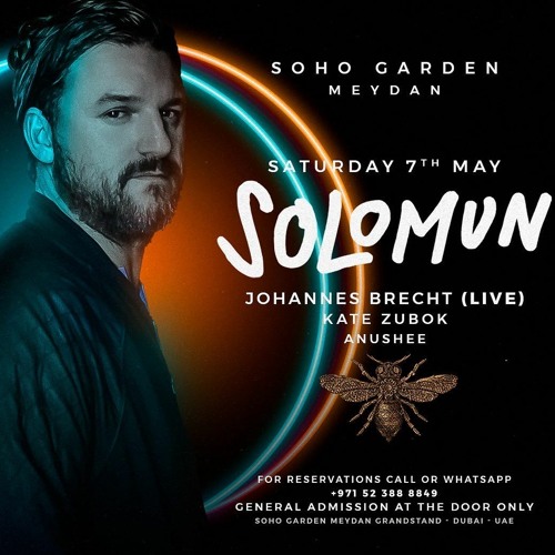 OPENING FOR SOLOMUN @ SOHO GARDEN, DUBAI