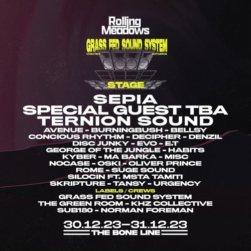 Psilocin @ Rolling Meadows, Grass Fed Sound System 2023