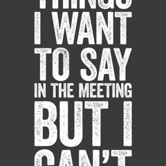 pdf things i want to say in the meeting but i can't: 6 x 9 blank lined not