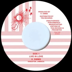 Henry Simms - Live In Love (Rare)