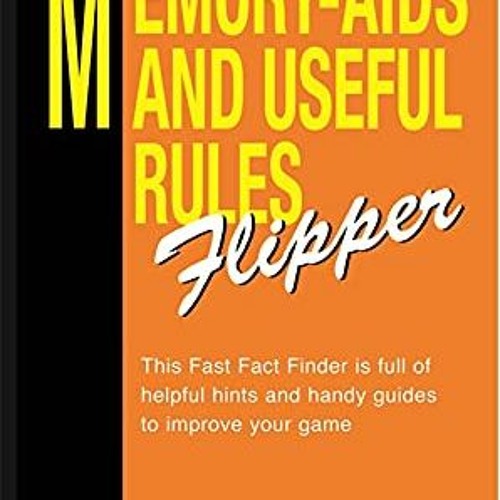 READ [EBOOK EPUB KINDLE PDF] Memory-Aids and Useful Rules Flipper (Master Bridge Seri