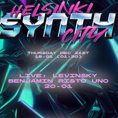 Benjamin Risto Uuno - Helsinki Synth City @ Grotesk 21.12.23