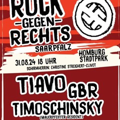 TIMOSCHINSKY @ ROCK GEGEN RECHTS HOMBURG 24 w/ TIAVO  & GBR