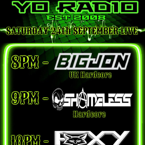 DJ BIGJON - Uk Hardcore to Powerstomp 🔊🔥🕺🏿 - Live set from yoradio.co.uk - 24 / 9 / 22