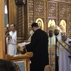 concluding hymn - in presence of bishop - St Georges Church Melbourne