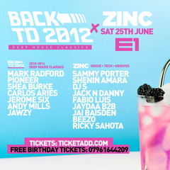 ZINC X BACKTO2012 RICKY SAHOTA TECH DEEP HOUSE MIX