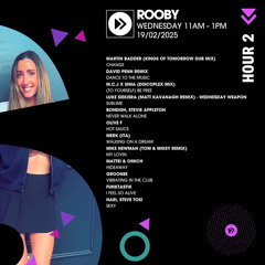 19/02/2025 Live on Select Radio 009 - Wednesdays 11am-1pm - ROOBY