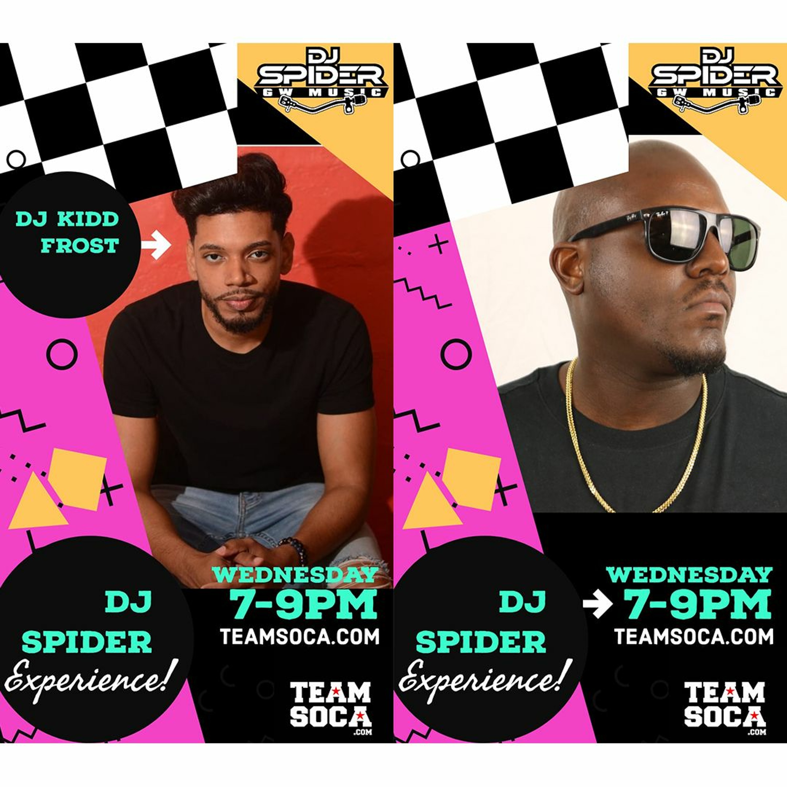 Live Interview with DJ Spider + Brunch Fete Riddim & Press Back Riddim Guest Mix on TEAMSOCA.COM episode artwork