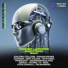 Techno Legends Raidtrain Third Edition. 3 Deck Set. 4/5/24