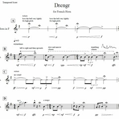Drengr for Solo French Horn