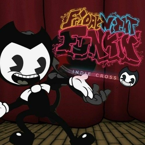 FNF Indie Cross Bendy - Freaky Machine (FC) (4k) 