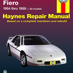 [DOWNLOAD] EPUB √ Pontiac Fiero (1984-1988) Haynes Repair Manual (USA) (Paperback) by