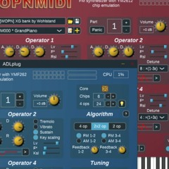 One Synth Challenge #160: ADLplug / OPNplug by jpcima