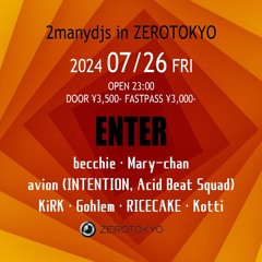 2manydjs In ZERO TOKYO (becchie at ENTER)