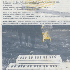 alan underhill - silicon sundae pt2 -  casiotone 202 - ff09-17