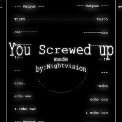 You Screwed up