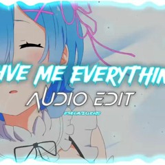 Give me everything - "Speed Up" [ Edit Audio ] Instrumental