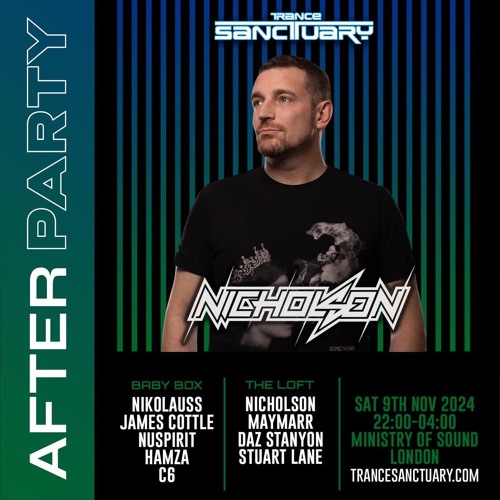 Nicholson Live at Trance Sanctuary Afterparty - Ministry Of Sound, London. 09.11