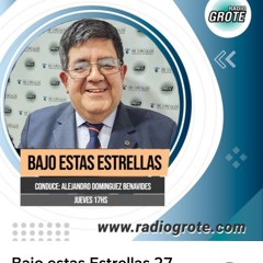 Entrevista Bajo estas estrellas - con Alejandro Dominguez Benavides