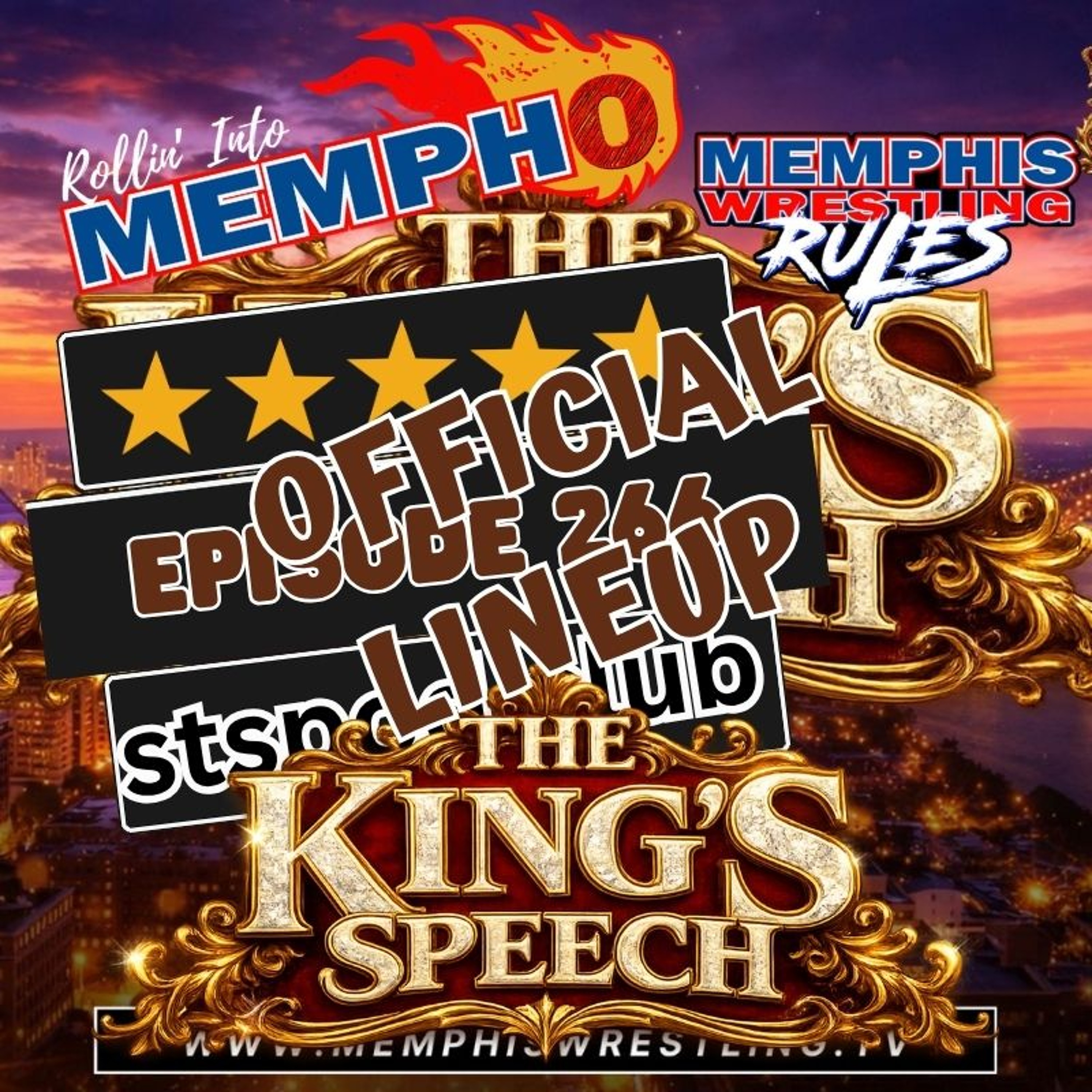 OFFICIAL LINEUP Memphis Wrestling, Episode 266 episode artwork