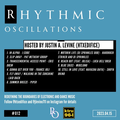Rhythmic Oscillations 012 (2023.04.15)