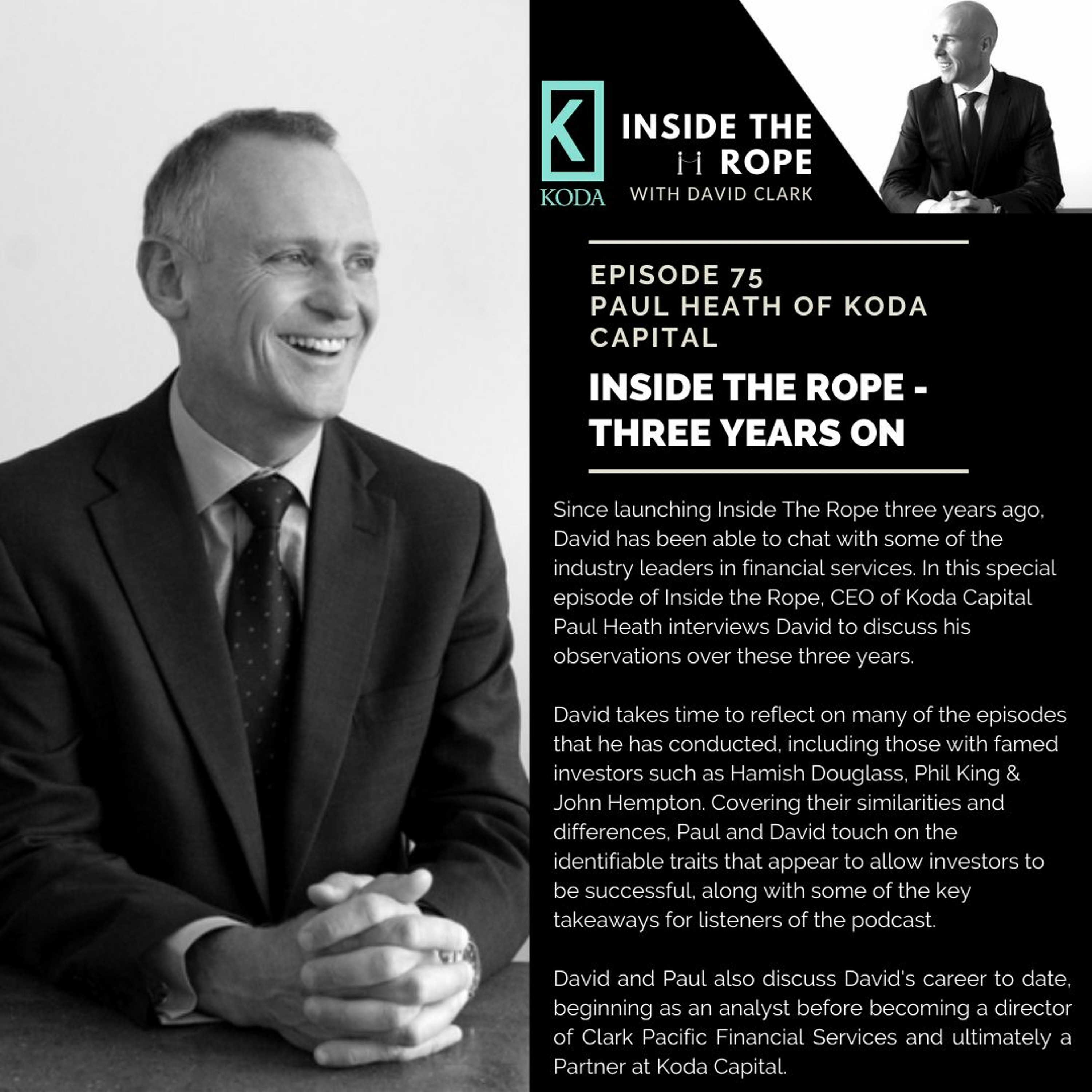 Ep 75: Paul Heath - Inside The Rope - Three years on