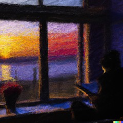 An All-Nighter's Sunset