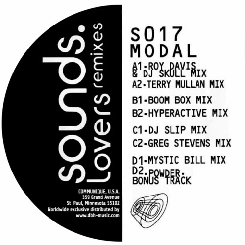 Modal / Lovers Remixes (Roy Davis, DJ Skull, Terry Mullan Remixes) Modal / Lovers Remixes (Roy Davis, DJ Skull, Terry Mullan Remixes)
