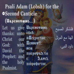 Psali Adam (Lobs) Second Canticle "Marenosh"