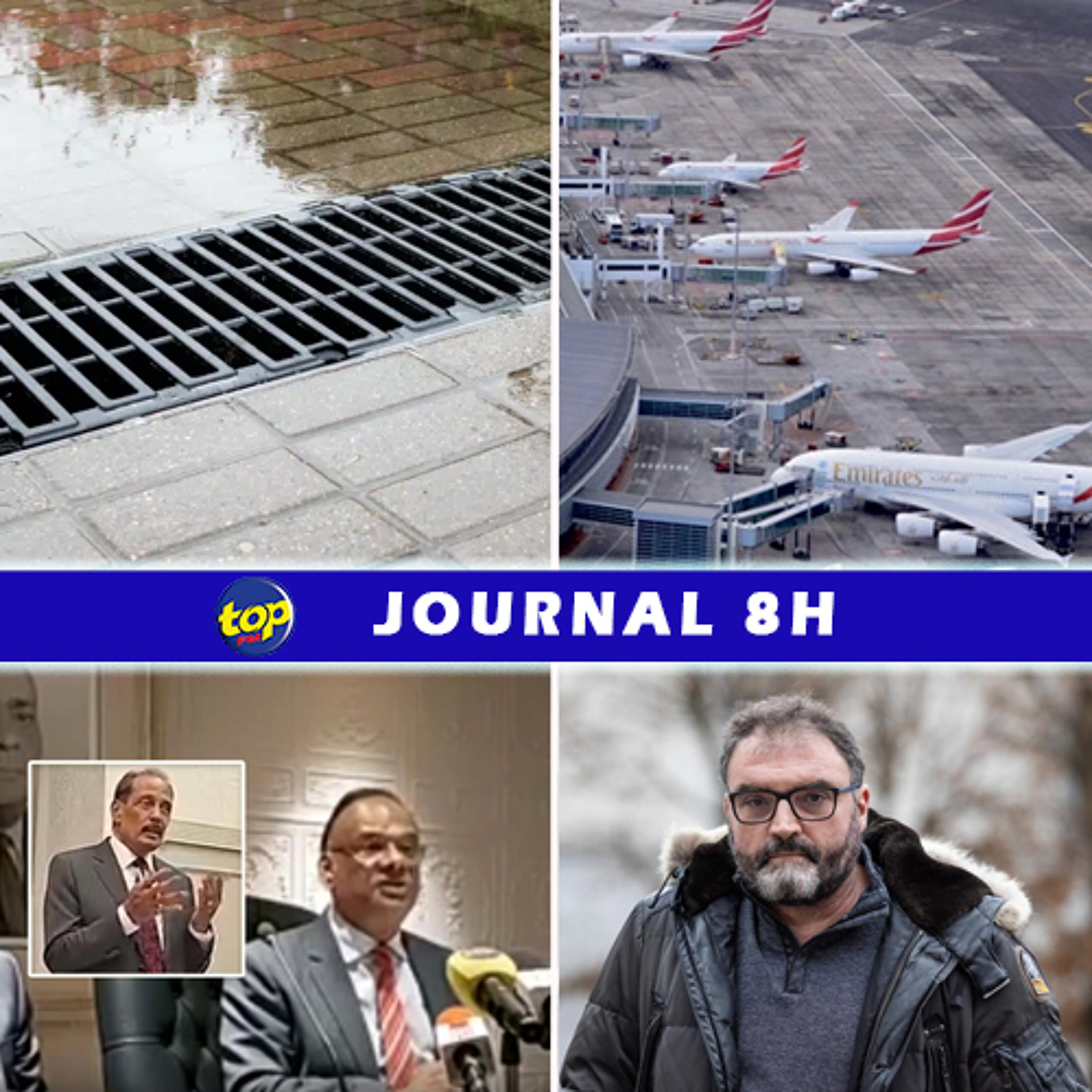 Le journal de 8H de ce lundi 08 septembre 2025
