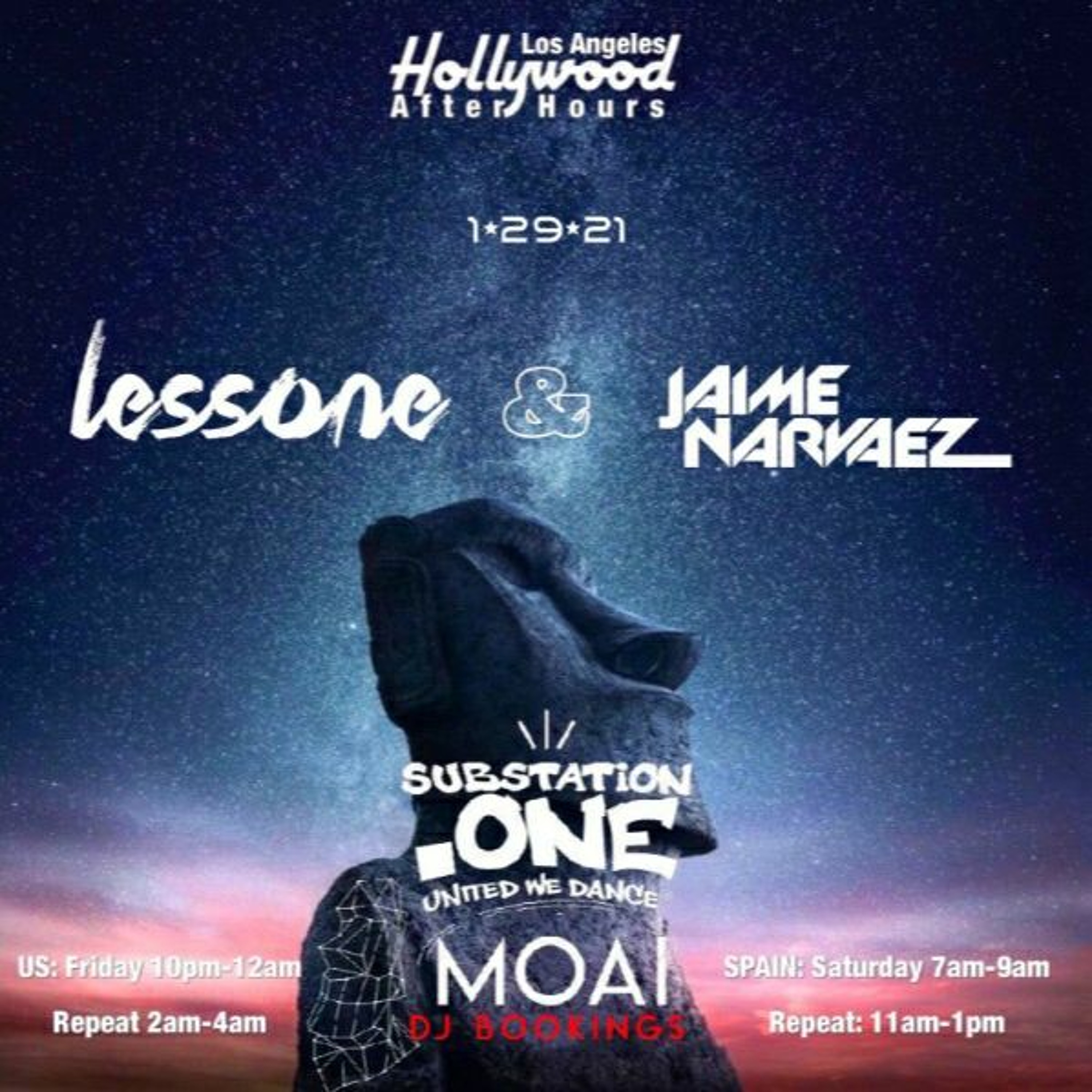 Lessone and Jaime Narvaez | Hollywood After-Hours on subSTATION.one | Show 0130 episode artwork
