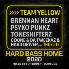 Brennan Heart & Psyko Punkz & Toneshifterz & The Elite @ Hard Bass Home 2020 [TEAM YELLOW]